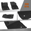 G-PLUS TPE Floor Mats Fit Chevy Trax/Buick Envista 2024-2026 1st & 2nd Row Truck Accessories Cargo Liners All Weather Protection 4pcs Black Alfombras para Carro
