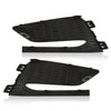G-PLUS Fog Light Cover Cap Compatible with Chevy Cruze 2016 2017 2018 Black Left and Right Side Front Fog Lights Lamps Cover Frame (no fog lamp hole)