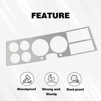 G-PLUS Aluminum Dash Bezel Insert Compatible with Chevy/GMC Truck Blazer Suburban 1981-1987