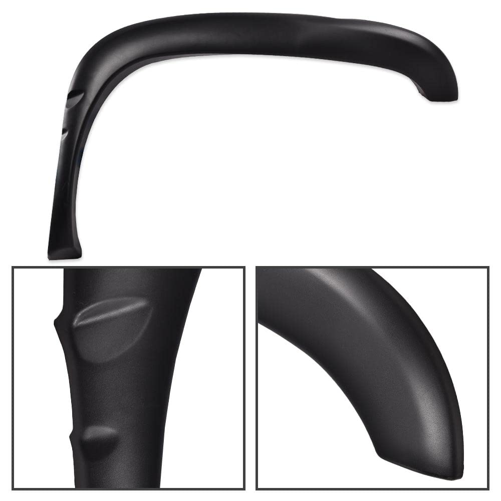 G-PLUS Fender Flares Compatible with Dodge Ram 1500/2500/3500 Models Only 1994-2001 Textured Matte Pickup Truck Accessories Trim Cover Protector 4pcs