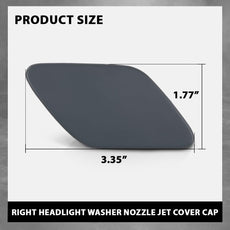 G-PLUS Headlight Washer Cover Right for Jaguar F-Type 2014-2019 Side View