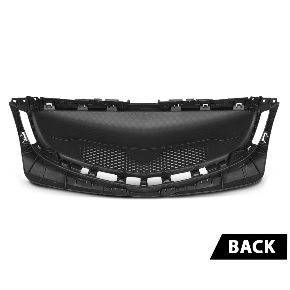G-PLUS Grille Bracket Compatible with Buick Verano Base 2012 2013 2014 2015 2016 2017,Fit Buick Verano 2013-2017 20984580, GM1207111 Black
