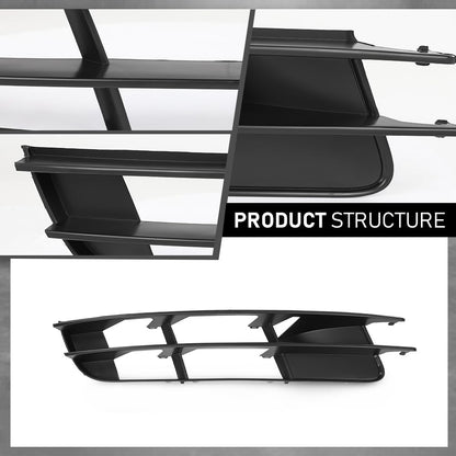 G-PLUS Front Right Bumper Grille Fog Light Cover, Compatible with Audi Q7 2007-2009 W/o S Line Package, Passenger Side, 4L0807682 3FZ, 4L080768201C