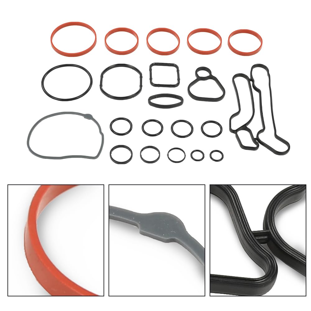 G-PLUS Head Gasket Set Bolts Compatible with Chevy Cruze L 2015/Chevy Cruze LS 2011-2015/Chevy Sonic (submodel: LS, LT, LTZ) 2012-2013/Chevy Express 1500 2003-2014 HGS345, 15638942