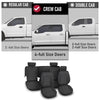 G-PLUS Seat Covers Set Compatible with Chevy Silverado LT Crew Cab 2014-2018 Black