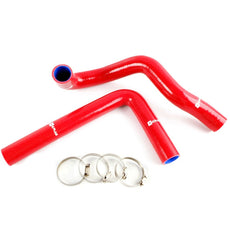 G-PLUS 2PCS Silicone Radiator Hose Kit for Toyota Supra JZA80 2JZ-GTE Turbo Non VVTI 1993-1998 Red