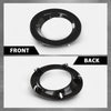 G-PLUS Fog Light Bezel Cover Ring Pair Left & Right Compatible with Land Rover Range Rover 2002-2009