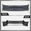 G-PLUS Rear Bumper Cover w/Holes Compatible with Ford Mustang 2018-2023, Fit Models WITH Park Assist Only, NOT Fit Shelby Models, 187-10329, JR3Z17K835AAPTM, FO1100737