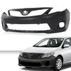G-PLUS Primed Front Bumper Cover Fascia Compatible with Toyota Corolla Base CE L LE 2011 2012 2013, 5211903901, TO1000372, Black