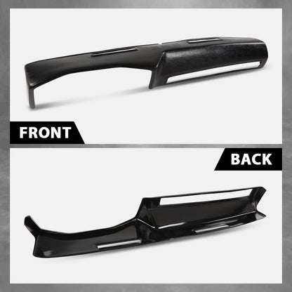 G-PLUS Dashboard Dash Cover Compatible with Chevy GMC Trucks 1973-1980 Black ABS Plastic