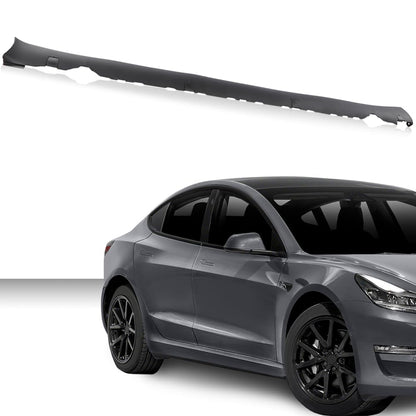 G-PLUS Right Door Side Skirt Molding Rocker Lower Cover Trim Compatible with Tesla Model 3 2017-2022 1089829-00-D 1089831-00-D