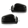 G-PLUS Rear View Side Mirror w/Blind Spot Driver and Passenger Side Compatible with Benz M GL Class ML63 ML350 ML300 ML500 W164 X164 GL350 GL450 GL550 2005-2011 1648105193 1648104693 Black