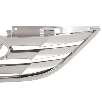 G-PLUS Front Grille Assembly, Compatible with Hyundai Sonata 2011 2012 2013 Chrome ABS Plastic Grill HY1200154, 863503S100