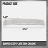 G-PLUS Rear Bumper Step Plate Trim Chrome Compatible with Benz ML250 Bluetec 4Matic 2015 Fit Benz ML350 Base 2013-2015 1668852174 Bumper Protector Guard Silver