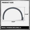 G-PLUS Front Left Fender Flare Wheel Opening Molding Arch Trim, Compatible with Audi Q3 2015-2018, Driver Side, AU0853717, 8U0853717CGRU