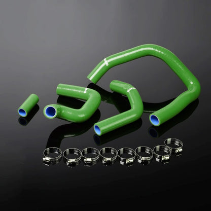 G-PLUS Silicone Radiator Hose Coolant Pipe Clamps Kit Compatible With Kawasaki ZX10R Ninja 2004-2005 2018-6-15 Green