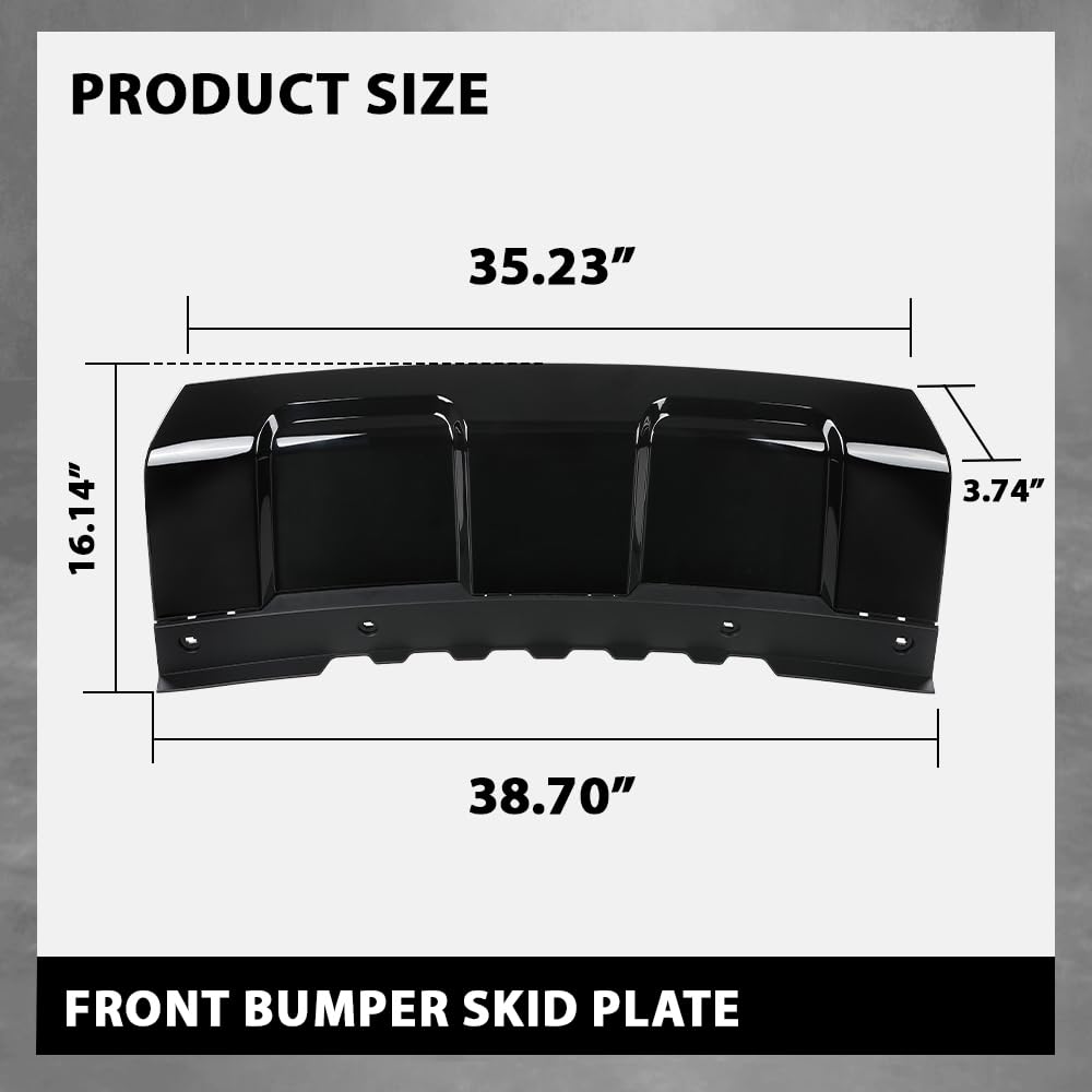 G-PLUS Front Lower Skid Plate Bumper Board Cover Trim Compatible with Range Rover Sport 2014-2017