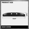 G-PLUS Dashboard Cover Compatible with Ford F100 1967-1972 Dash Cover Black