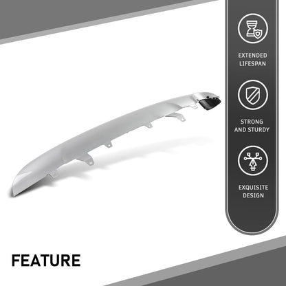 G-PLUS Rear Lower Bumper Valance Panel Compatible with Toyota RAV4 (submodel: LE, Limited, SE, XLE) 2016-2018 524530R020, 524530R020B2, TO1195108 Silver