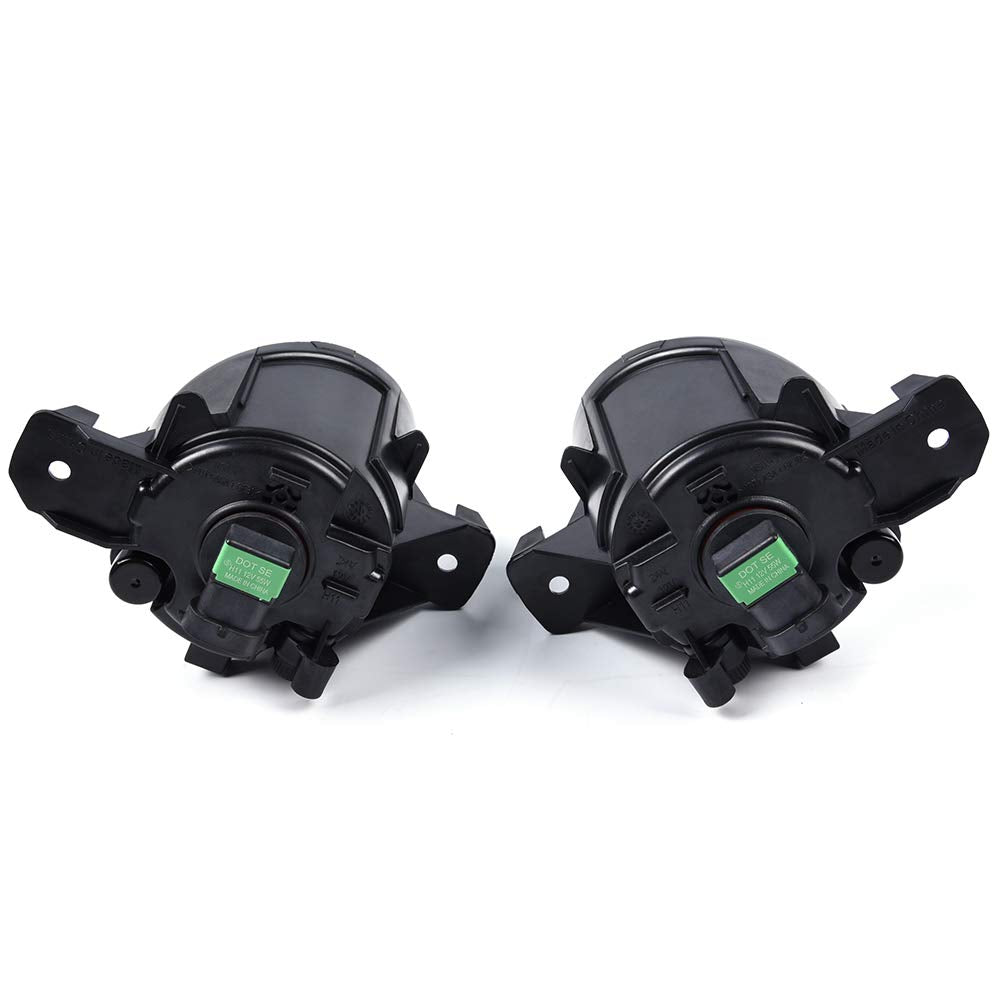 G-PLUS Driving Fog Lights Compatible with 2009-2014 Nissan Maxima Only, Clear Bumper Fog Lamps A pair W/Bulbs + Switch Harness Kit