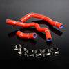 G-PLUS Silicone Radiator Coolant Pipe Hose Kit, With Clamps Compatible with BMW MINI COOPER S R53 2001-2006 (Red)