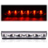 G-PLUS LED Third 3rd Brake Light Compatible with Leer, ARE, Century, Jason and Astro AT-LED-36R, AT-LED-36R-01 Clear Lens Chrome Housing Tercera Luz De Freno