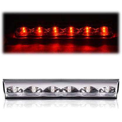 G-PLUS LED Third 3rd Brake Light Compatible with Leer, ARE, Century, Jason and Astro AT-LED-36R, AT-LED-36R-01 Clear Lens Chrome Housing Tercera Luz De Freno