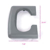 G-PLUS Center Console Cup Holder Pad Compatible with Ford F150 2004-2014 Black