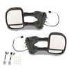 G-PLUS Manual Towing Side Heated Mirrors Compatible With Only 1999-2007 Ford F250/F350/F450/F550 Super Duty models only(without signal lights) 2001-2005 Ford Excursion FO1321218