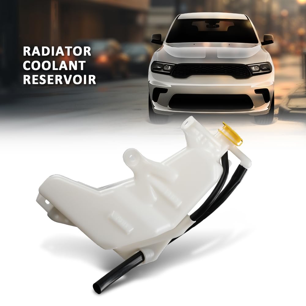 G-PLUS Coolant Reservoir Expansion Tank Compatible with Dodge Durango 2011-2024,Fit Jeep Grand Cherokee 2011-2021/WK 2022 5165708AA-PFM, CH3014133