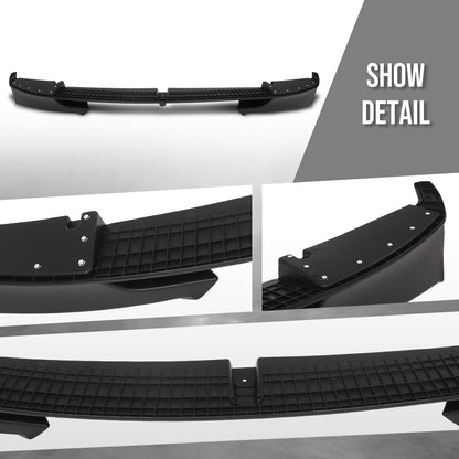 G-PLUS Front Bumper Lip Splitter Spoiler Fit BMW 3 Series 4 Door Sedan and 5 Door Wagon 2012-2018, Not Fit Model with Regular Non-M Sport Bumper Bumper Performance Front Lip Splitter Black