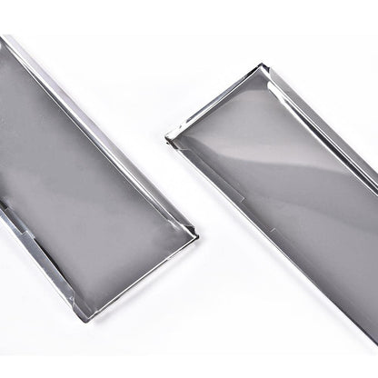 G-PLUS Fender Molding Trim Compatible with 81-88 Oldsmobile Cutlass Supreme/Salon,Front Lower Fender Molding Chrome Housing Pair 25530752 25530753