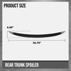 G-PLUS Rear Trunk Spoiler Wing Compatible with BMW G30 5 Series 4 Door Sedan 2017-2023 Compatible with BMW F90 M5 2018-2023 Rear Trunk Spoiler Wing Lip Glossy Black