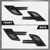 G-PLUS Fender Vent Grille Trim Louver Compatible with Land Rover Range Rover Sport 2014-2017 Without SVR Black