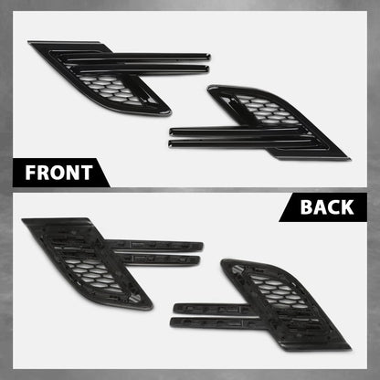 G-PLUS Fender Vent Grille Trim Louver Compatible with Land Rover Range Rover Sport 2014-2017 Without SVR Black
