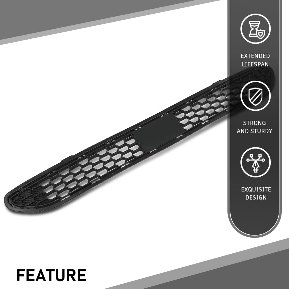 G-PLUS Front Bumper Grille With Adaptive Cruise Control Compatible with Hyundai Santa Fe 2019-2020 86531S2010, HY1036144