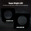 G-PLUS Black Headlight Bezel w/LED DRL Light Strip & Wire harness Compatible with 1990-2018 Mercedes Benz G-class W463 G63 G65 G500 G550 G55 AMG