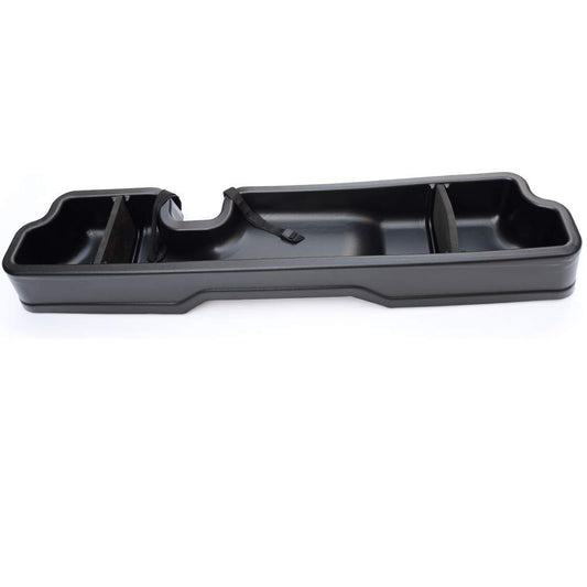 G-PLUS Under Seat Storage Box Compatible with Ford F150 Crew Cab/Extended Cab 2004-2008 Seat Storage Organizer Black 2005 2006 2007