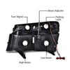 G-PLUS LED DRL Headlights,Fit Chevy Colorado/GMC Canyon 2004-2012,Fit Isuzu i-280 i-350 2006/i-290 i-370 2007-2008 Clear Lens Chrome Housing Clear Reflector Bumper Headlamps,faros delanteros Assembly