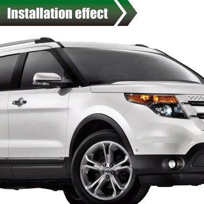 G-PLUS Fender Flares Pair Compatible With 2011-2015 Ford Explorer, Wheel Fender Arch Molding Trim BB5Z16038AA BB5Z16039AA Black (Front Left+Front Right Side)