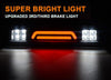 G-PLUS Rear LED Third Brake Light Compatible With 2004-2008 Ford F150 3RD Cargo Led Tail Lamps (Clear Lens Black Housing)
