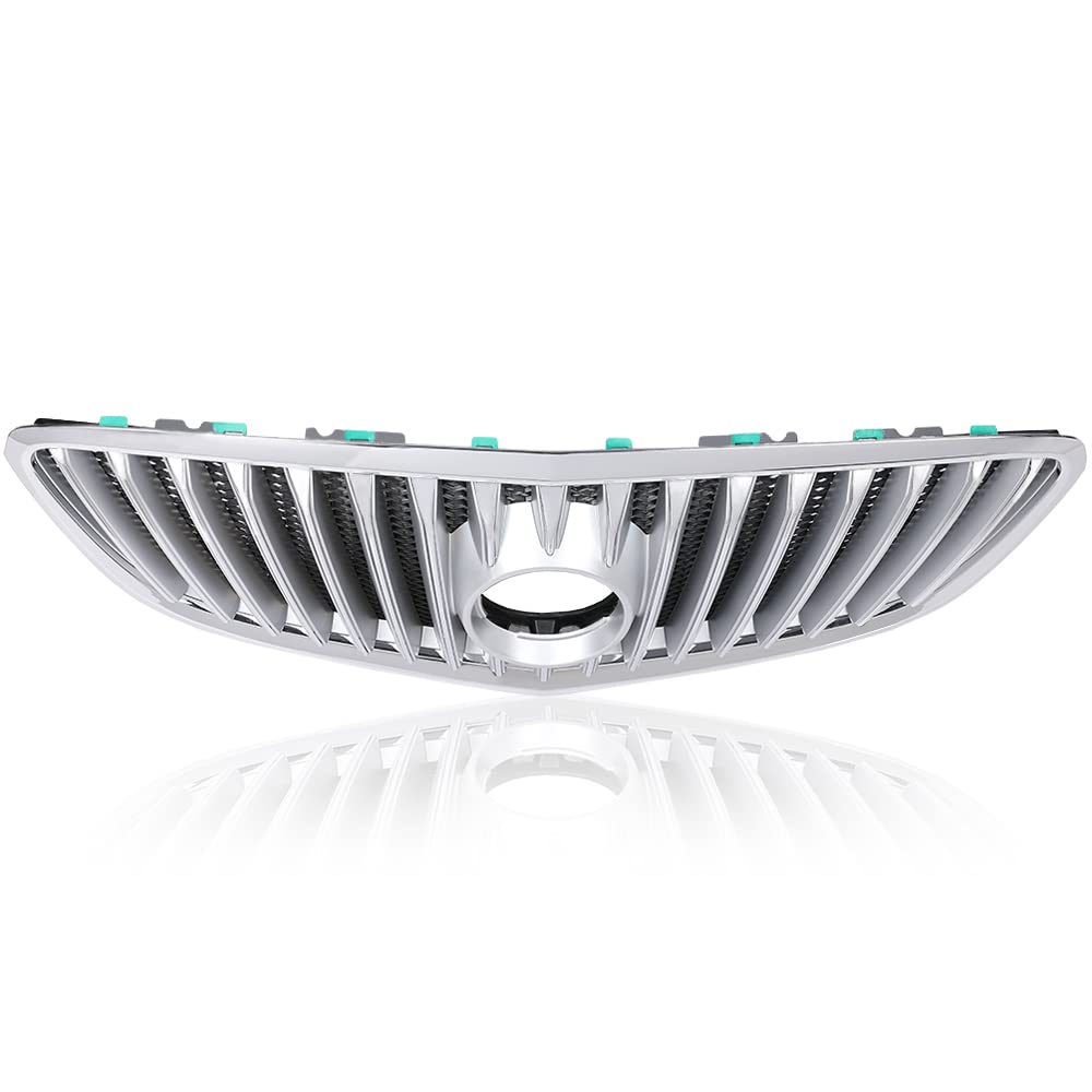 G-PLUS Front Upper Bumper Grille Grill Chrome Compatible with 2010-2013 Buick Lacrosse