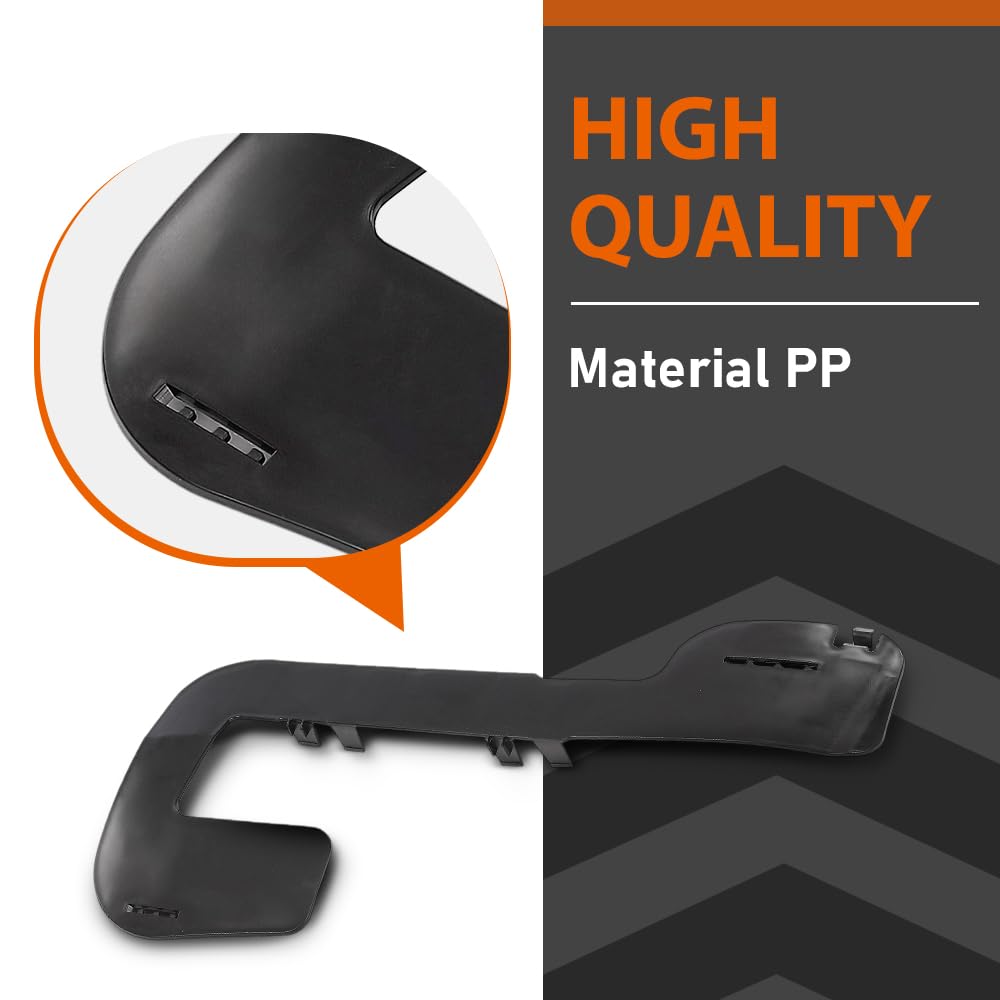 G-PLUS Front Left Bumper Fog Lamp Bracket Compatible with Tesla Model Y 2020-2024 1493748-00-A Black