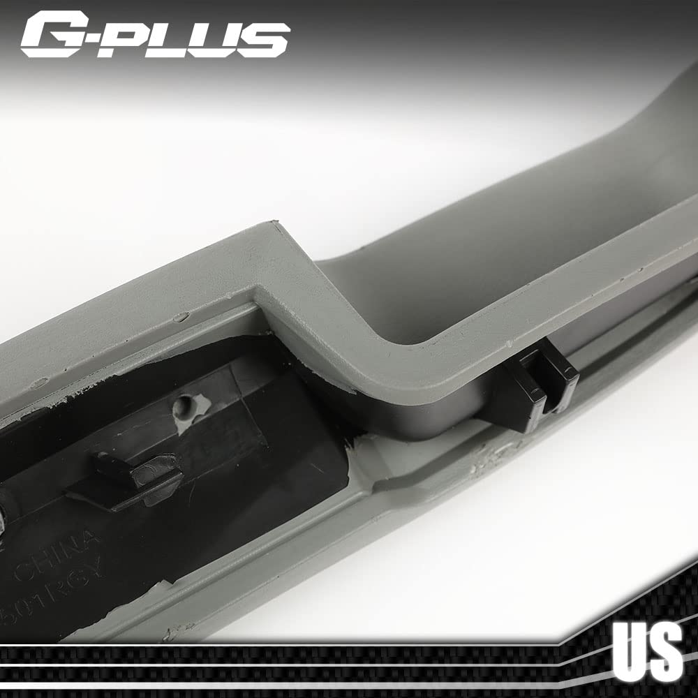 G-PLUS Door Armrest Compatible with 1999 Cadillac, Fit 1995-2000 Chevy/GMC Pickup Truck SUV w/Manual Windows(Driver & Passenger Side Pair Gray)