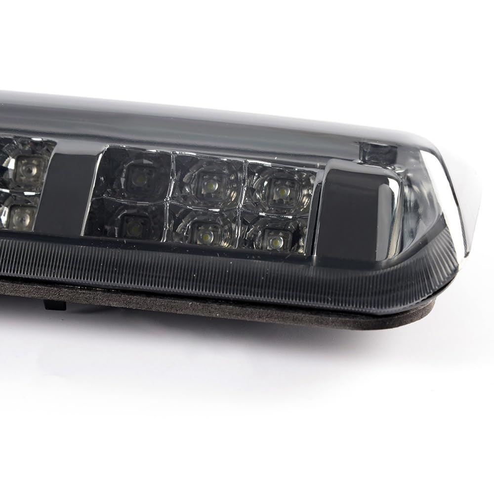 G-PLUS LED Third Brake Light Compatible with Ford F150 Lobo 2004-2008, Fit Ford Explorer Sport Trac 2007-2010 3rd High Mount Stop Lamp, Smoky Lens Black Housing, FO2890103 7L3Z13A613B