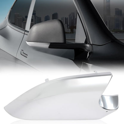 G-PLUS Right Side Rearview Mirror Cover Lower Silver Holder Chrome Compatible With Tesla Model 3 2017-2022 22873006