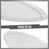G-PLUS Headlight Lens Cover Compatible with Porsche Cayenne 958 Model 2011-2014 Left & Right Pair Front Headlamp Lens Cover Clear