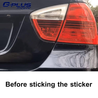 G-PLUS Tail Light Tint Film Compatible with BMW E90 3 Series Sedan 2006-2008 Taillight Vinyl Tint Film Precut Overlay Black Tail Light Wrap Cover
