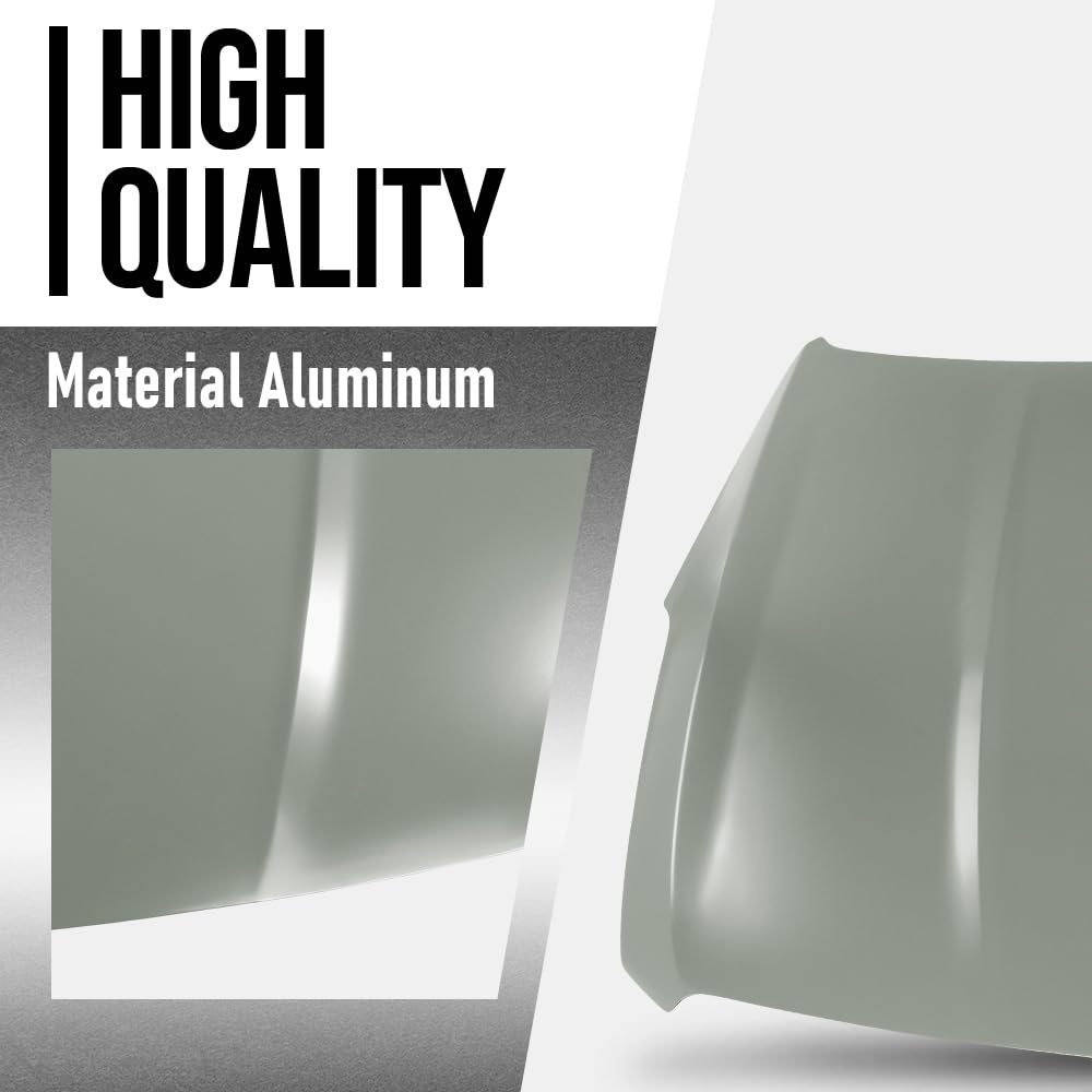 G-PLUS Hood Panel Compatible with Cadillac XTS 2018-2019 84448649, GM1230480 Gray