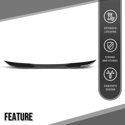 G-PLUS Rear Trunk Spoiler Wing Compatible with BMW G30 5 Series 4 Door Sedan 2017 2018 2019 2020 2021 2022 2023, Compatible with BMW F90 M5 2018 2019 2020 2021 2022 2023 Gloss Black